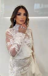 כתר איסטה לכלות מאבני זרקון