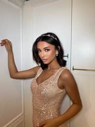 קשת פרחי פנינה קריסטל