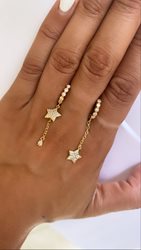 עגיל כוכב זרקון