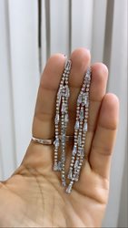 עגיל דנה ארוך זרקון